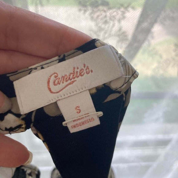 Black, White and Gold Floral Mini Top S Candies - Picture 3 of 4